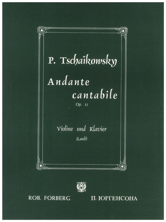 Andante cantabile, op.11
